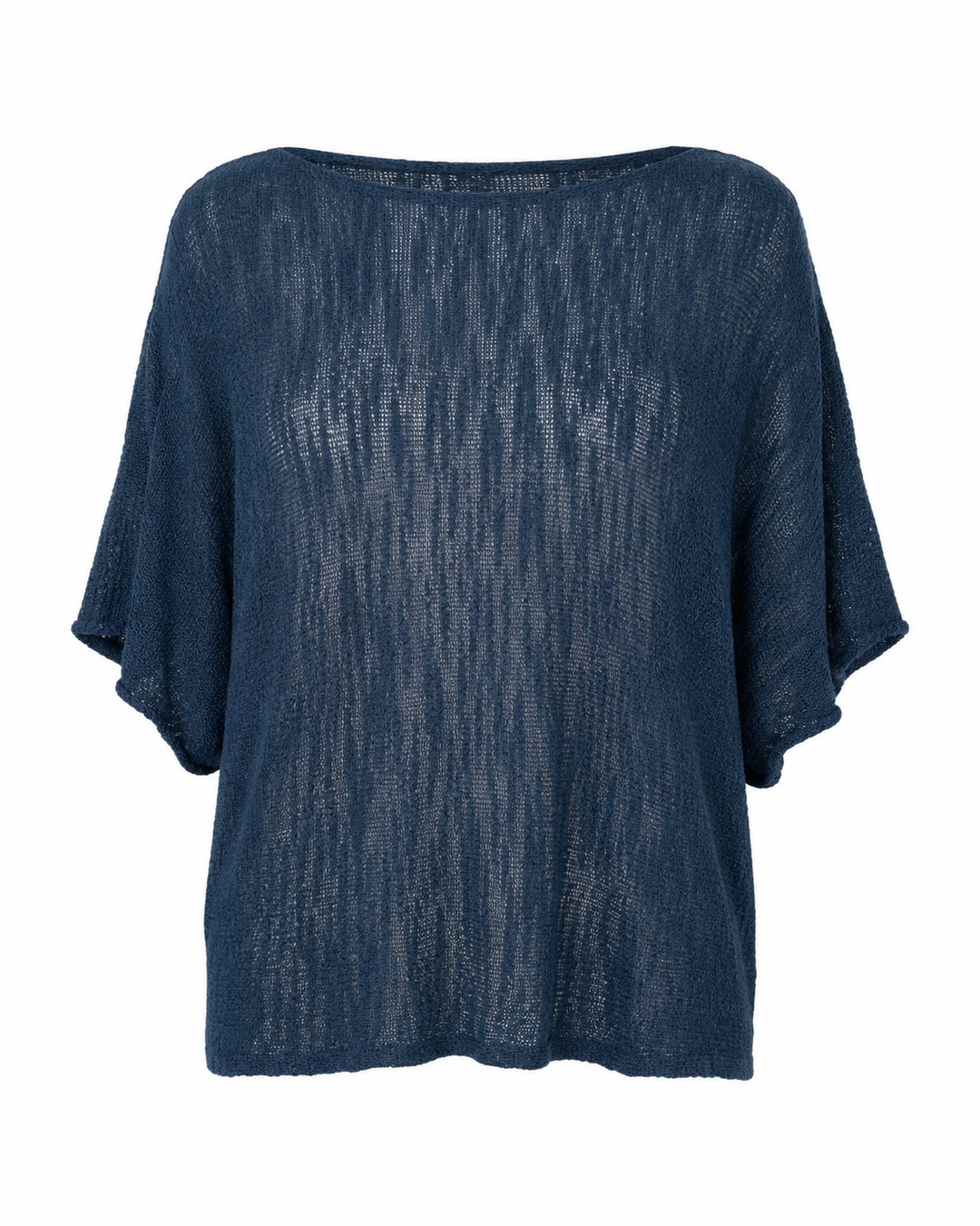 Zara Fine Knit Top Navy