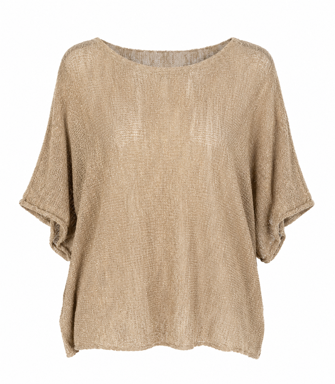 Zara Fine Knit Top Latte