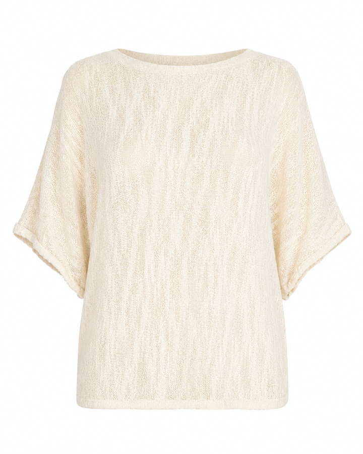 Zara Fine Knit Top Cream