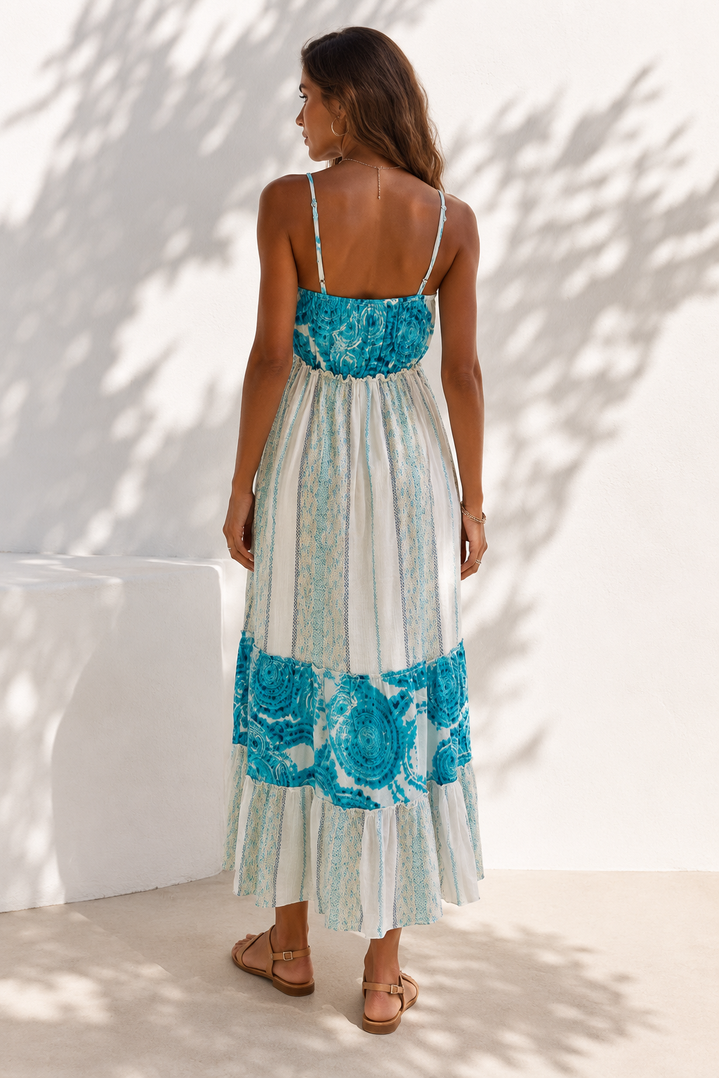 Marrakech Tassel Maxi Dress – Teal