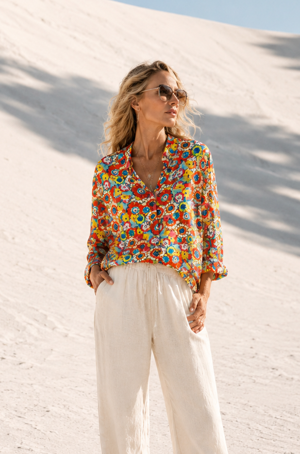 Bodhi Artsy Shirt Orange
