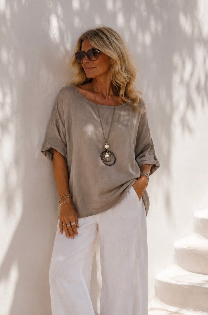 Monique Necklace Top Mocha