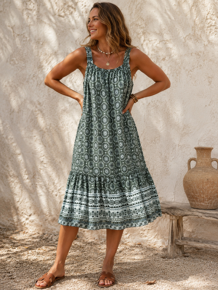 Juliet Bandana dress Khaki
