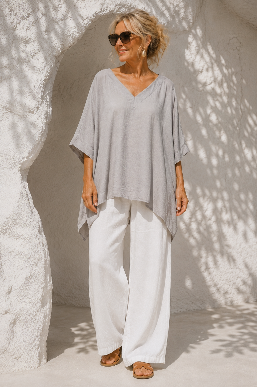 Clara Oversized Top Mocha