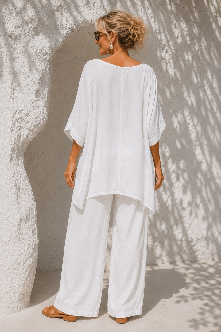 Clara Oversized Top White