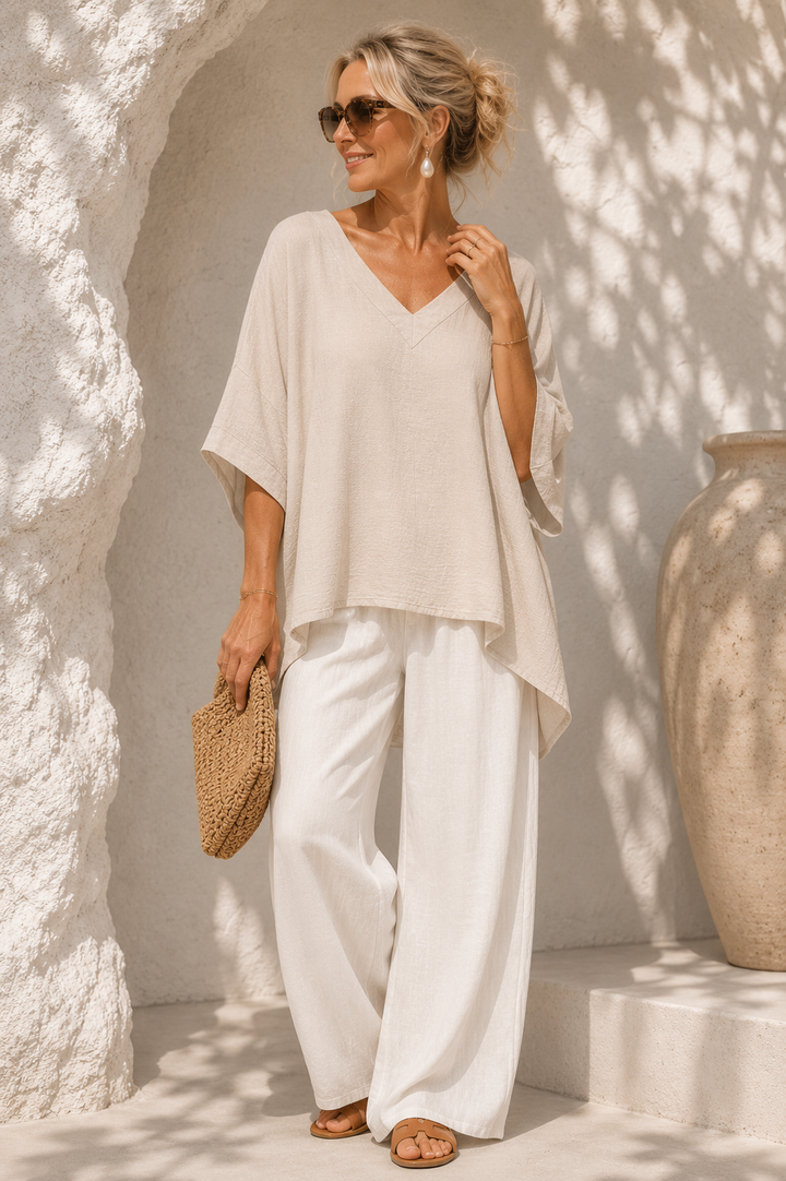 Clara Oversized Top Cream