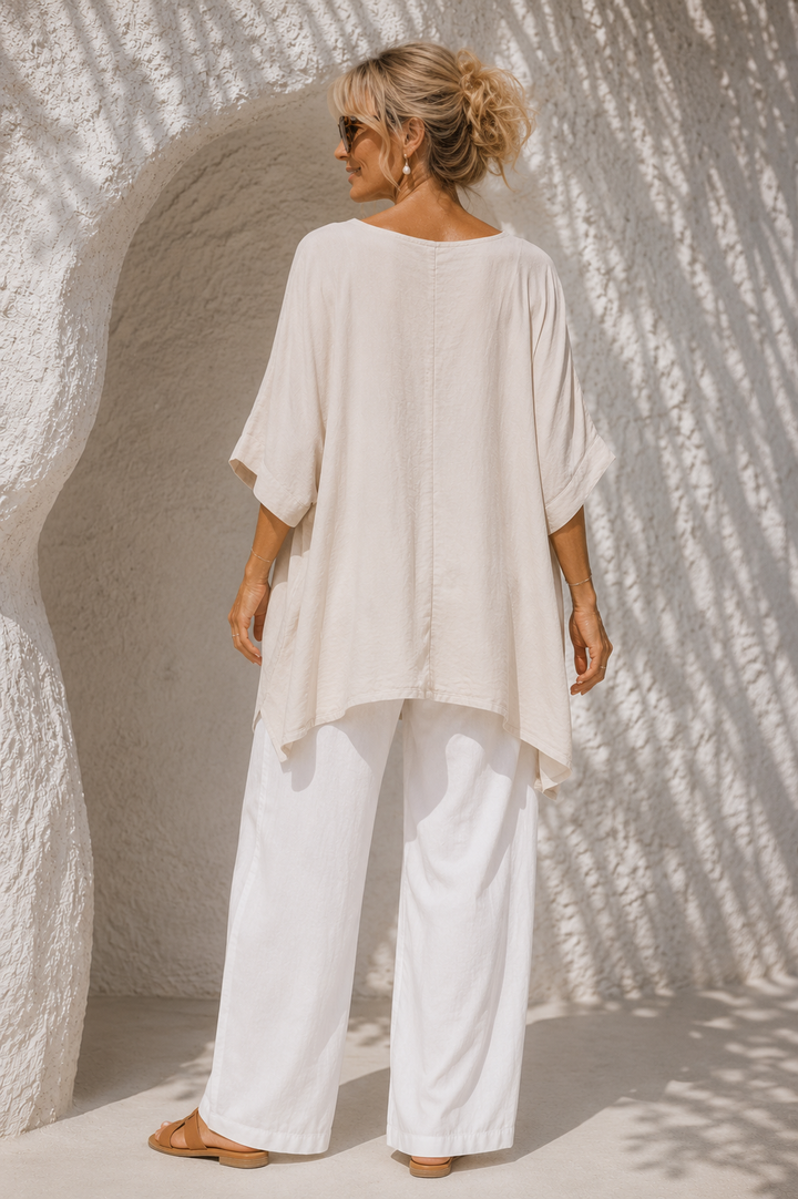 Clara Oversized Top Cream