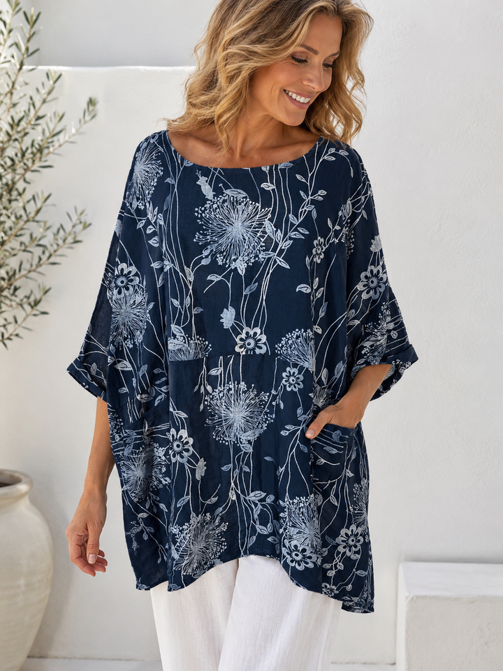 Dandelion Pocket Tunic Navy