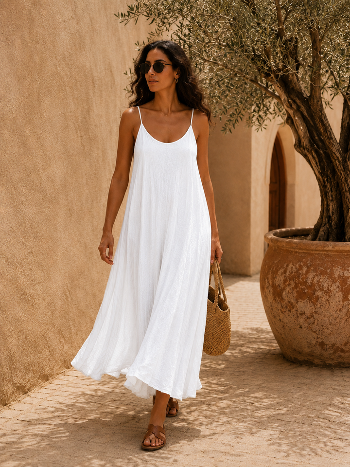 Rosalba Handkerchief Dress Set White