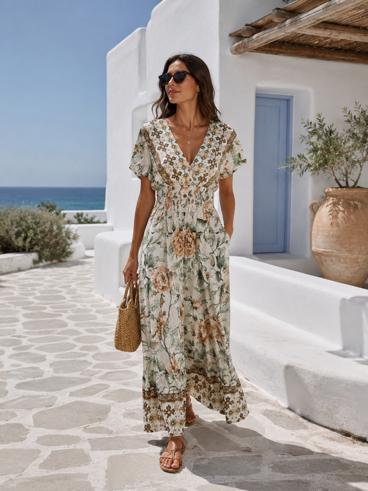 Rosemary Maxi Dress Chocolate