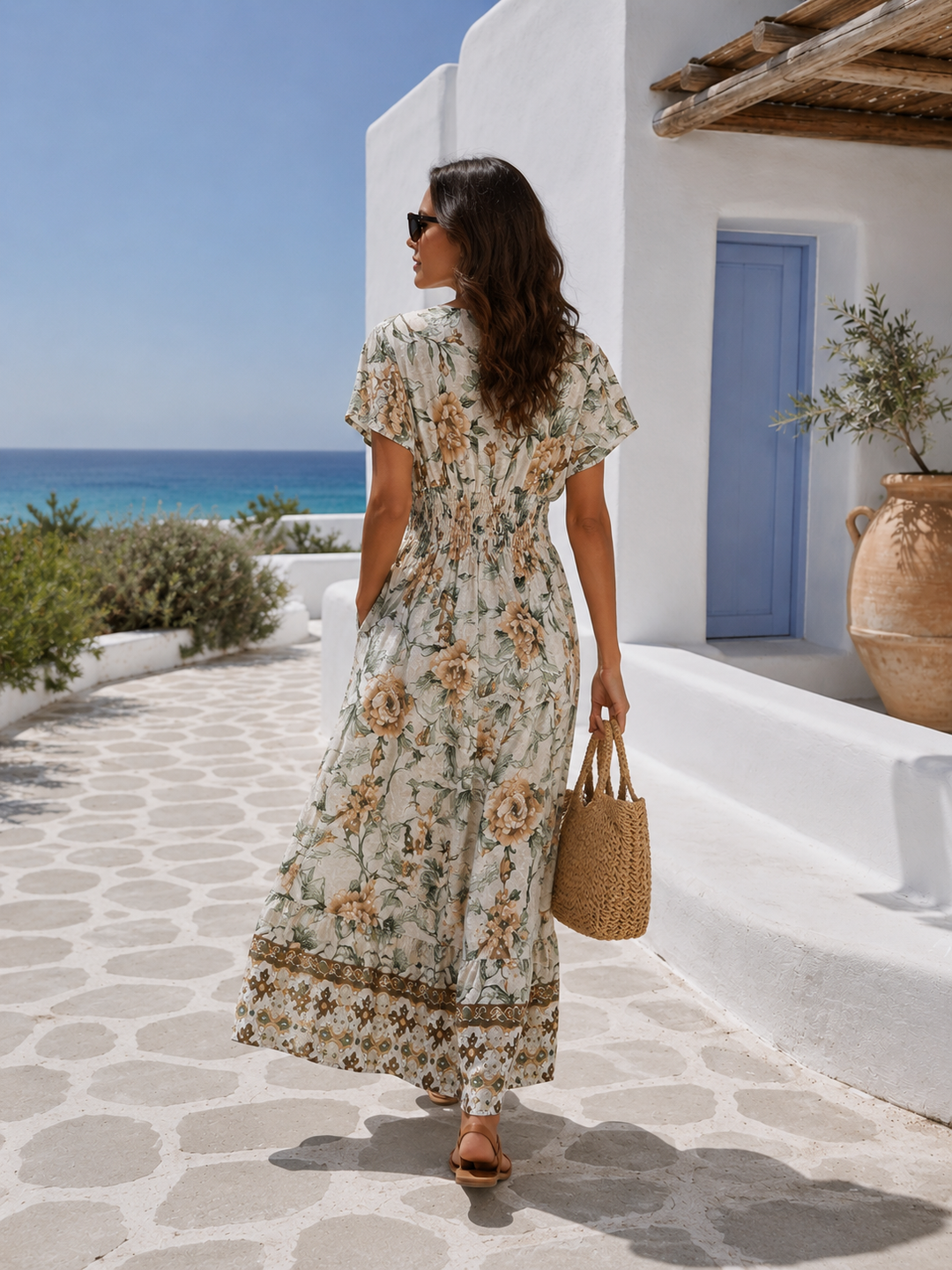 Rosemary Maxi Dress Chocolate