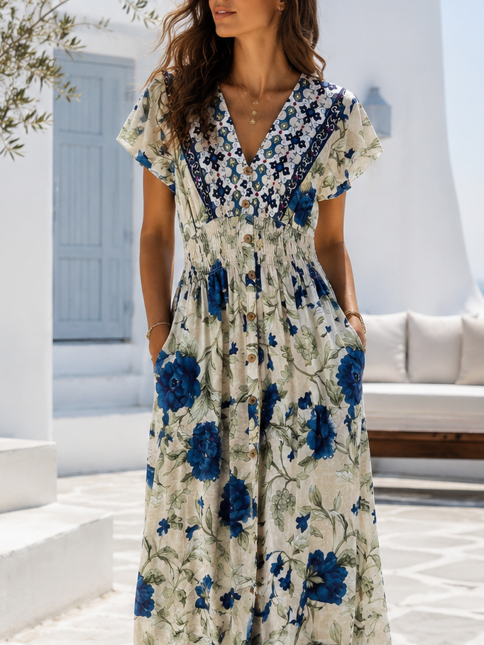 Rosemary Maxi Dress Navy
