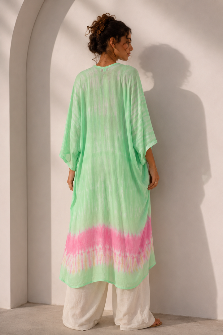 Dita Tie Dye Kimono Mint