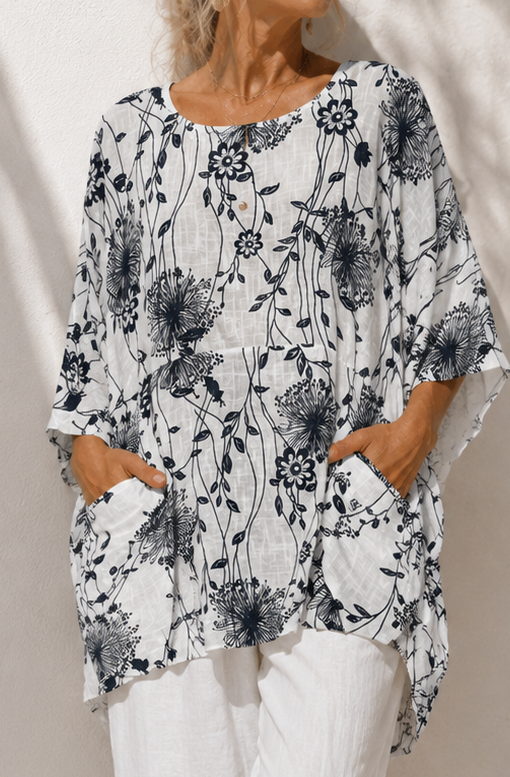Dandelion Pocket Tunic White