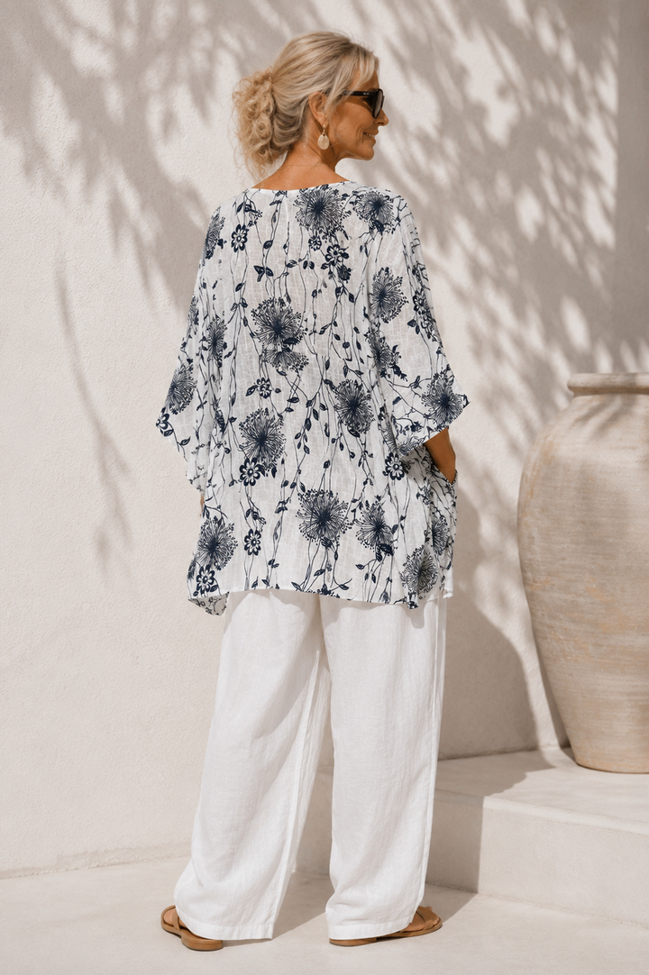Dandelion Pocket Tunic White