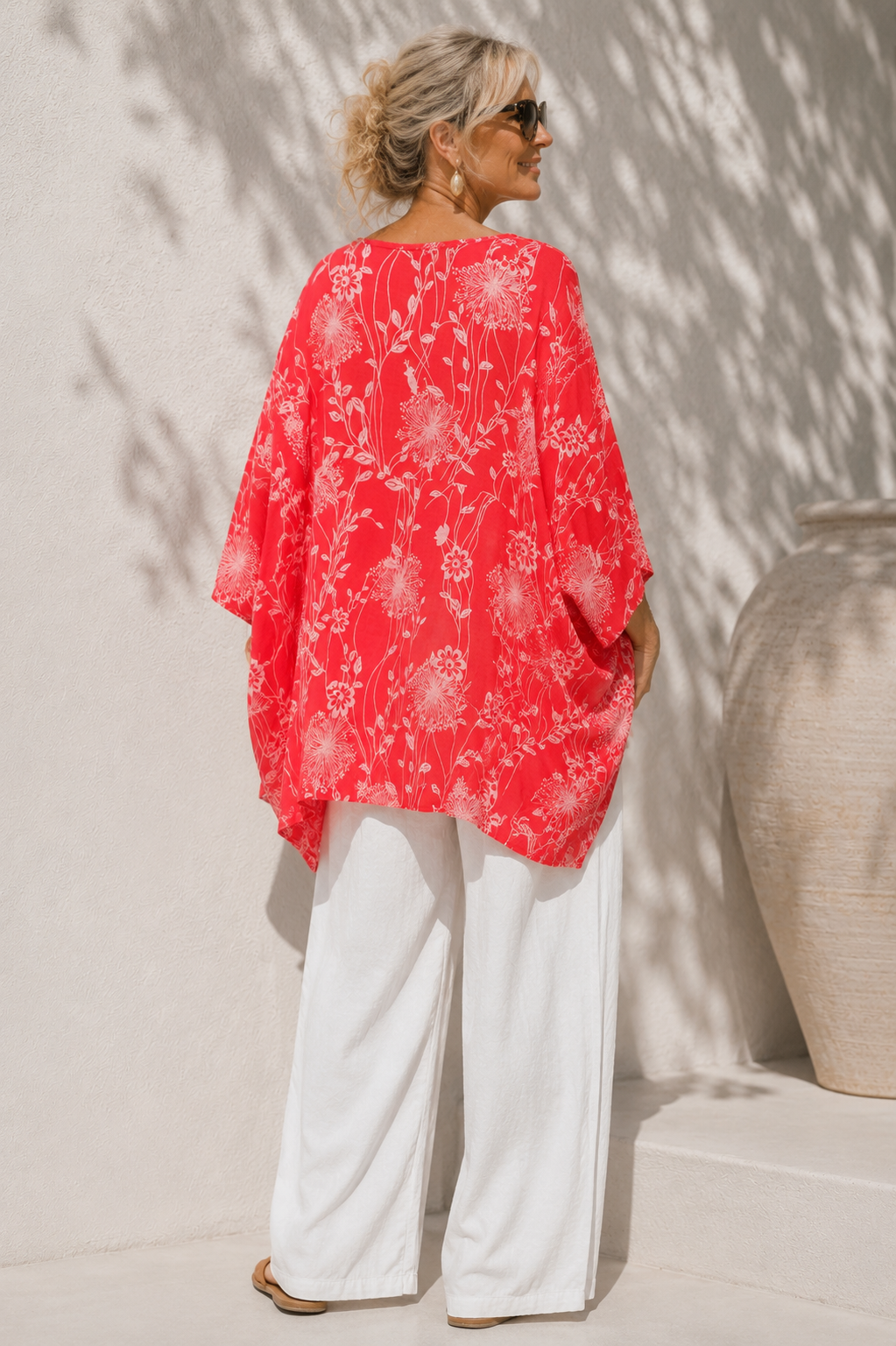 Dandelion Pocket Tunic Coral