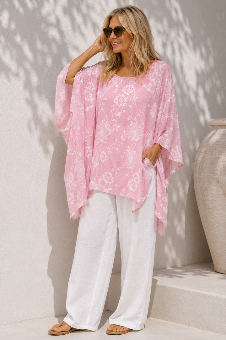 Dandelion Pocket Tunic Pink