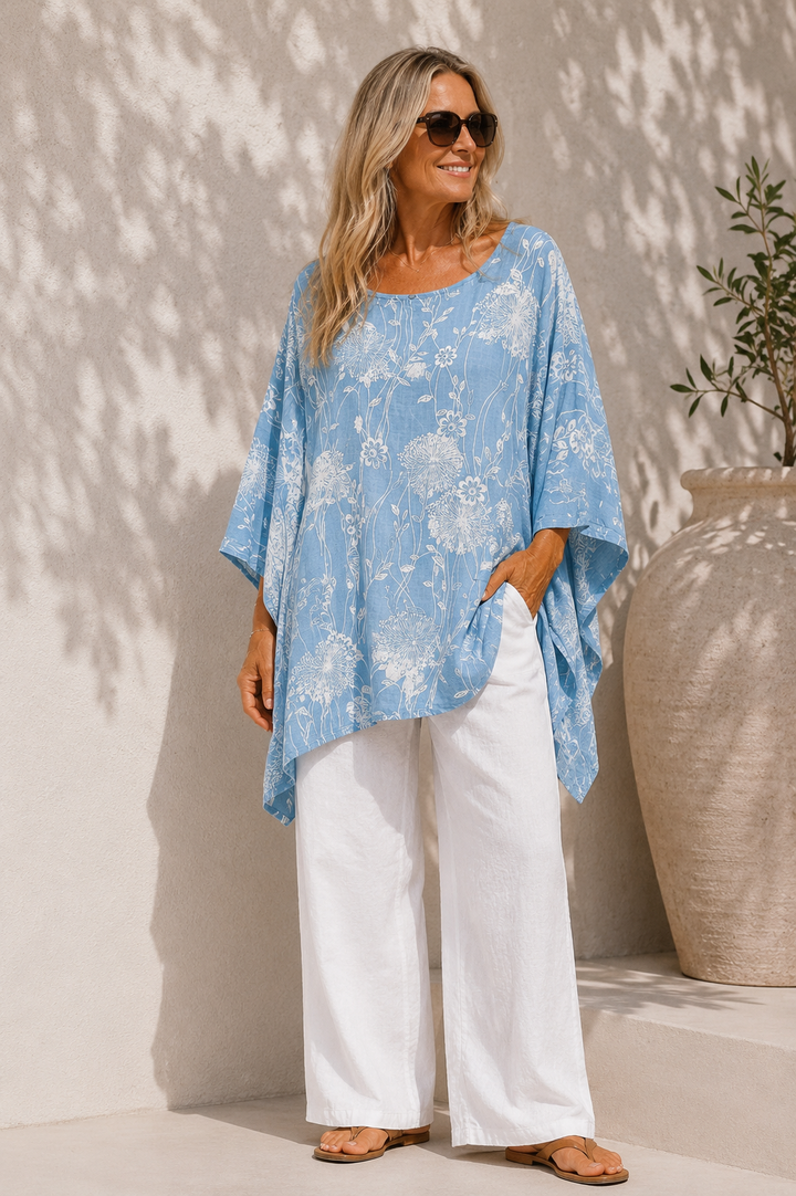 Dandelion Pocket Tunic Blue