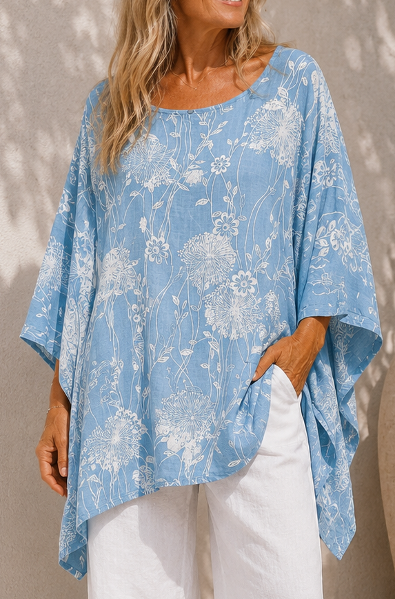 Dandelion Pocket Tunic Blue