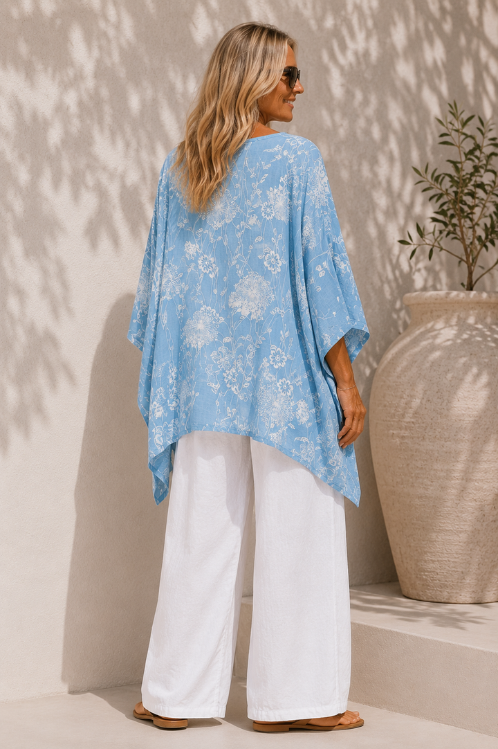 Dandelion Pocket Tunic Blue