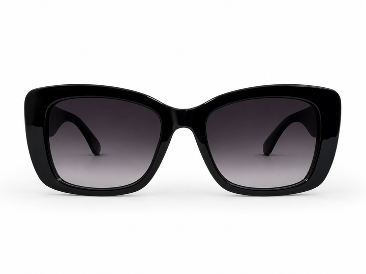 Koko Bold Sunglasses Black/White