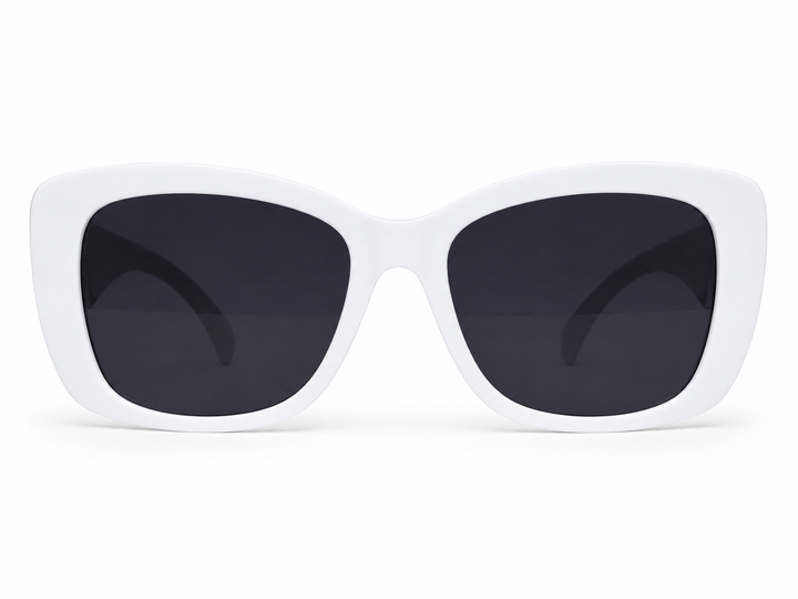 Koko Bold Sunglasses White