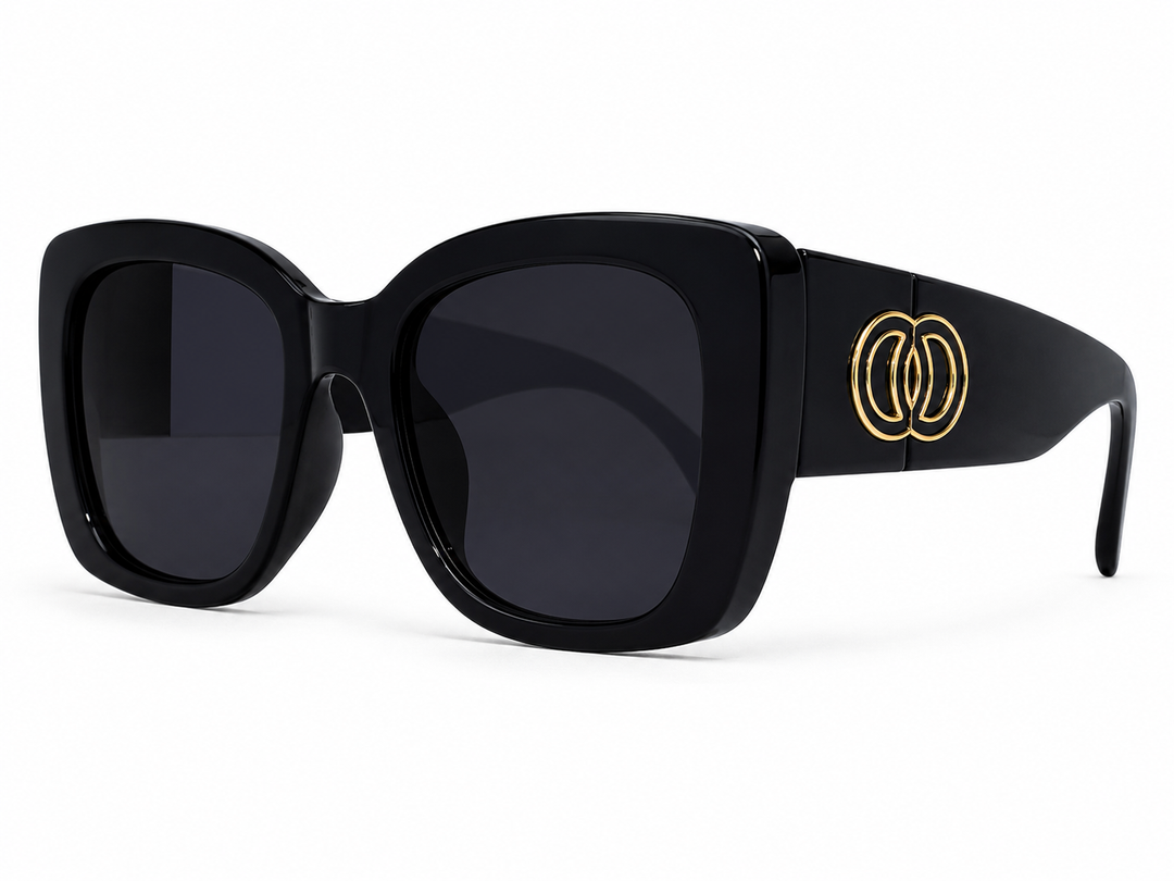 Koko Bold Sunglasses Black
