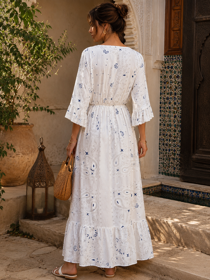 Carmella Bandana Dress White