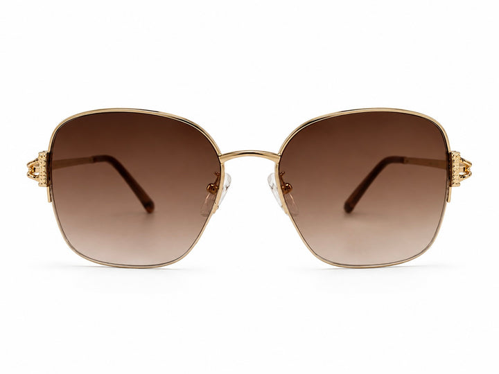 Embellished Clover Sunglasses Tort/Gold