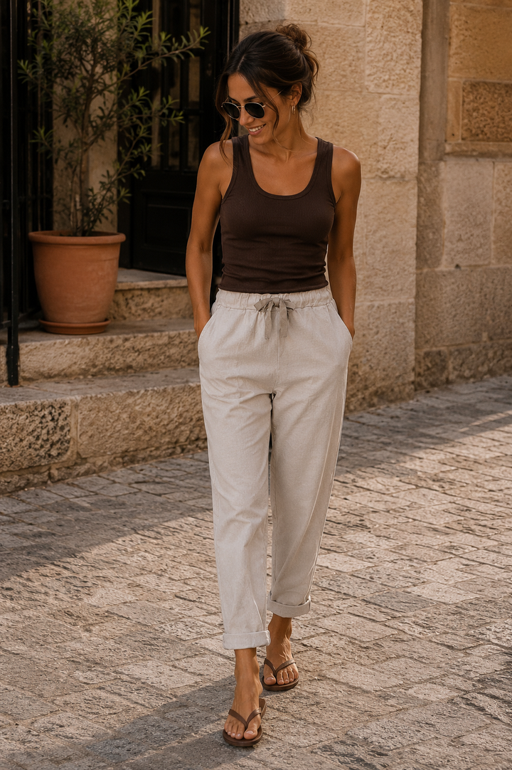 Mocha Plain Magic Pants