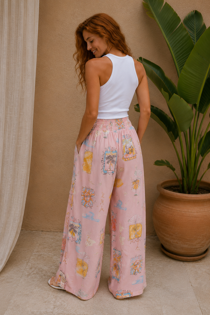 Melati Vacation Trousers Pink