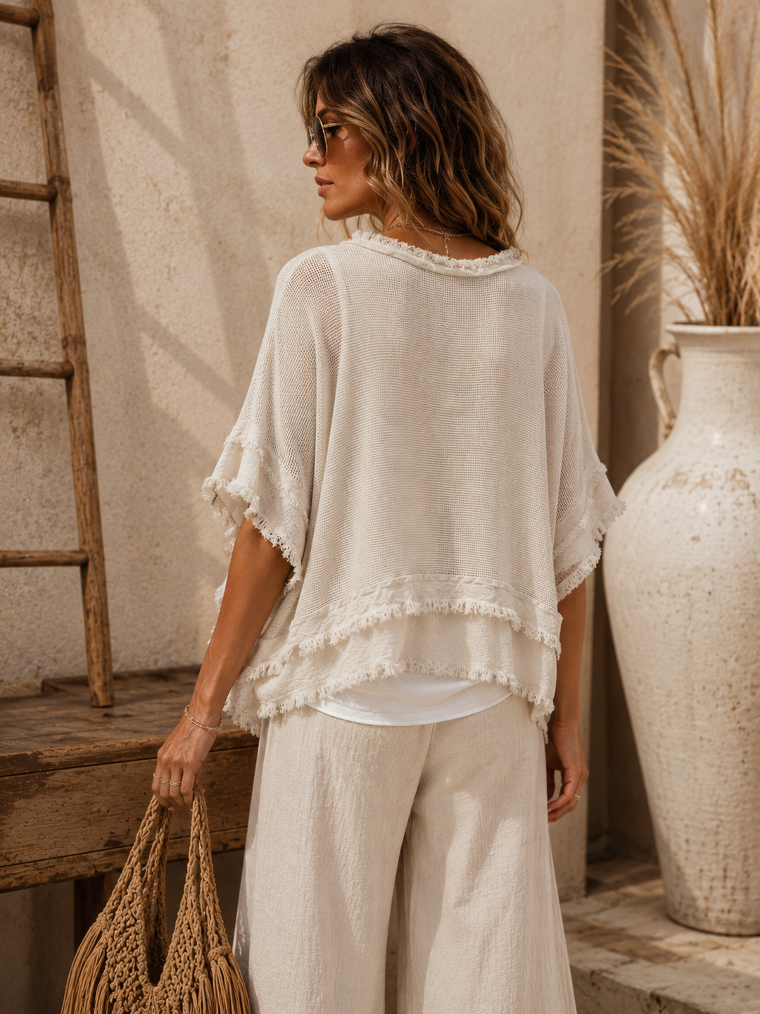 Rosalba 2 Piece Top Set Beige
