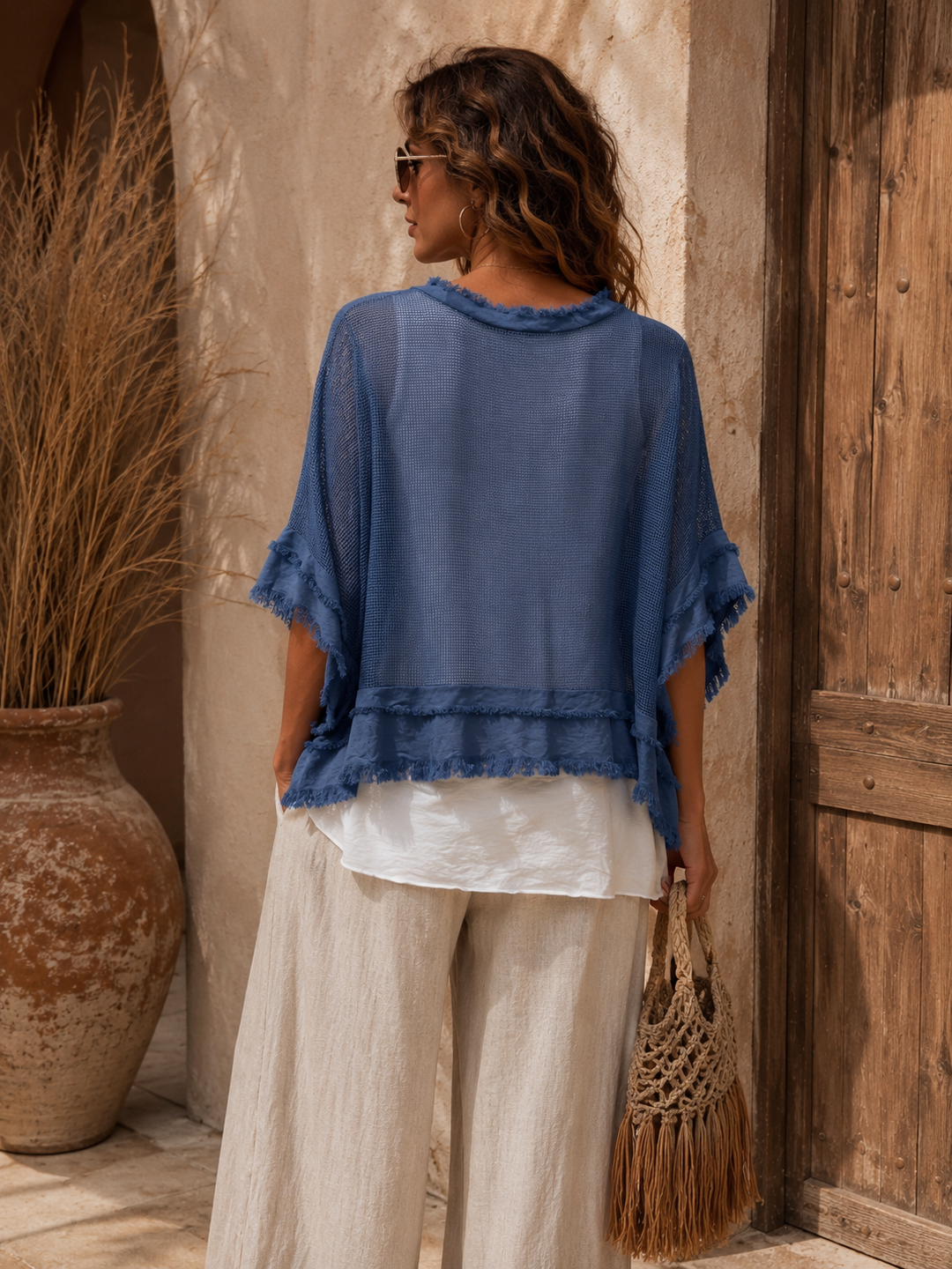 Rosalba 2 Piece Top Set Blue