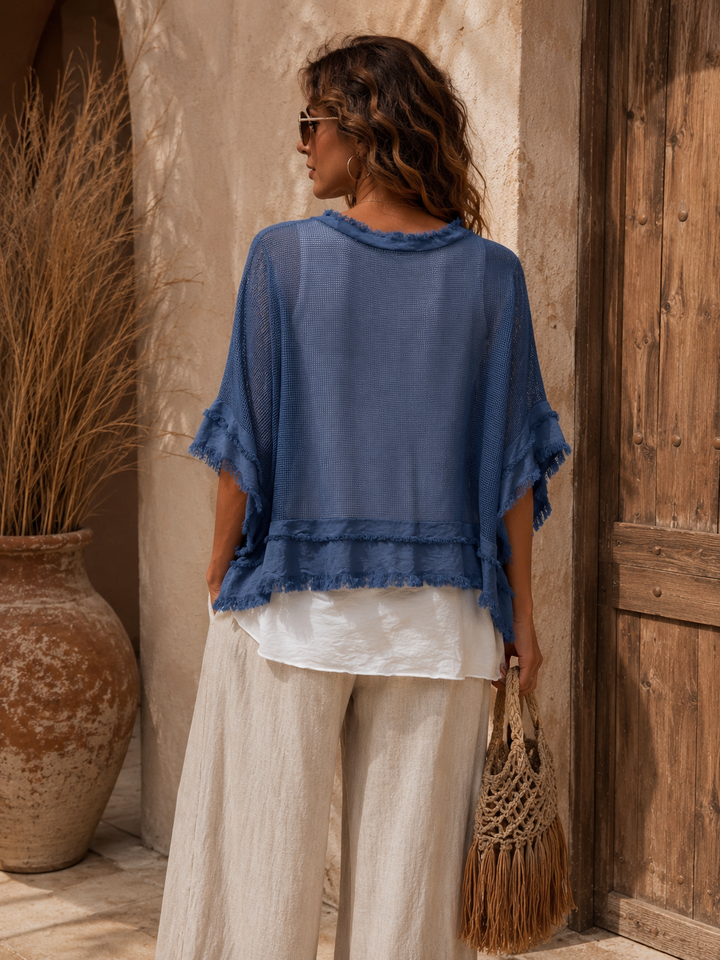 Rosalba 2 Piece Top Set Blue