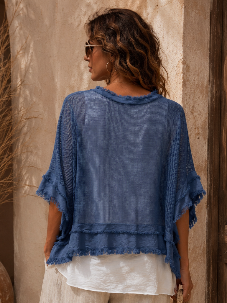 Rosalba 2 Piece Top Set Blue