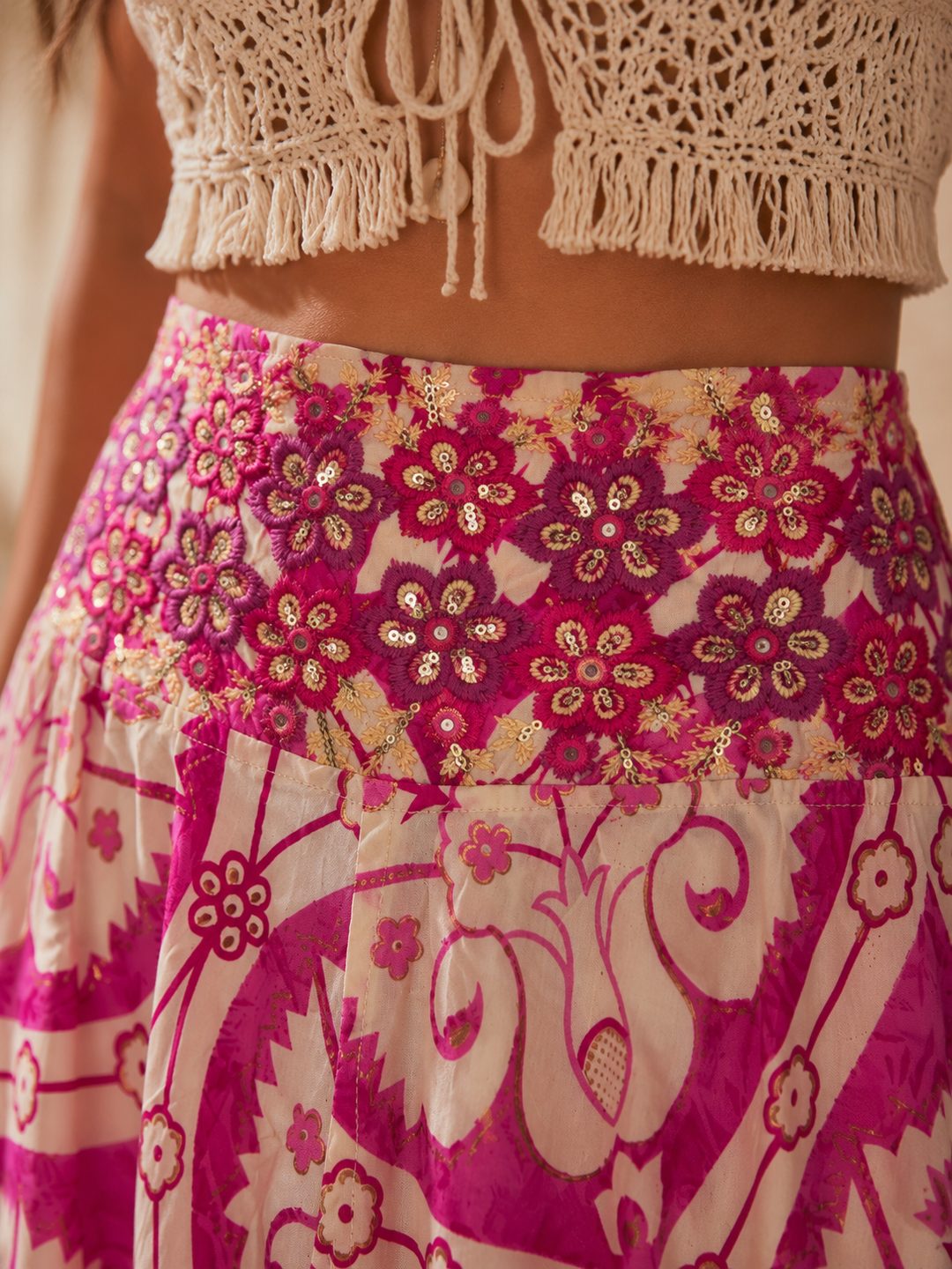 Santa Cruz Palazzo Trousers Pink