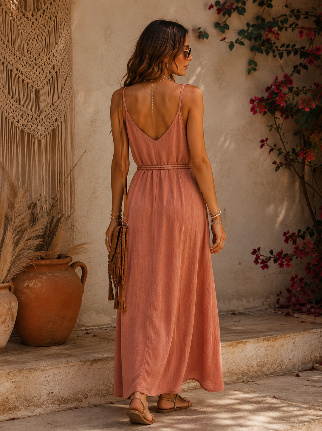 Marine Luxe Dress Blush