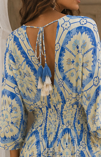 Santa Cruz Maxi Dress Blue