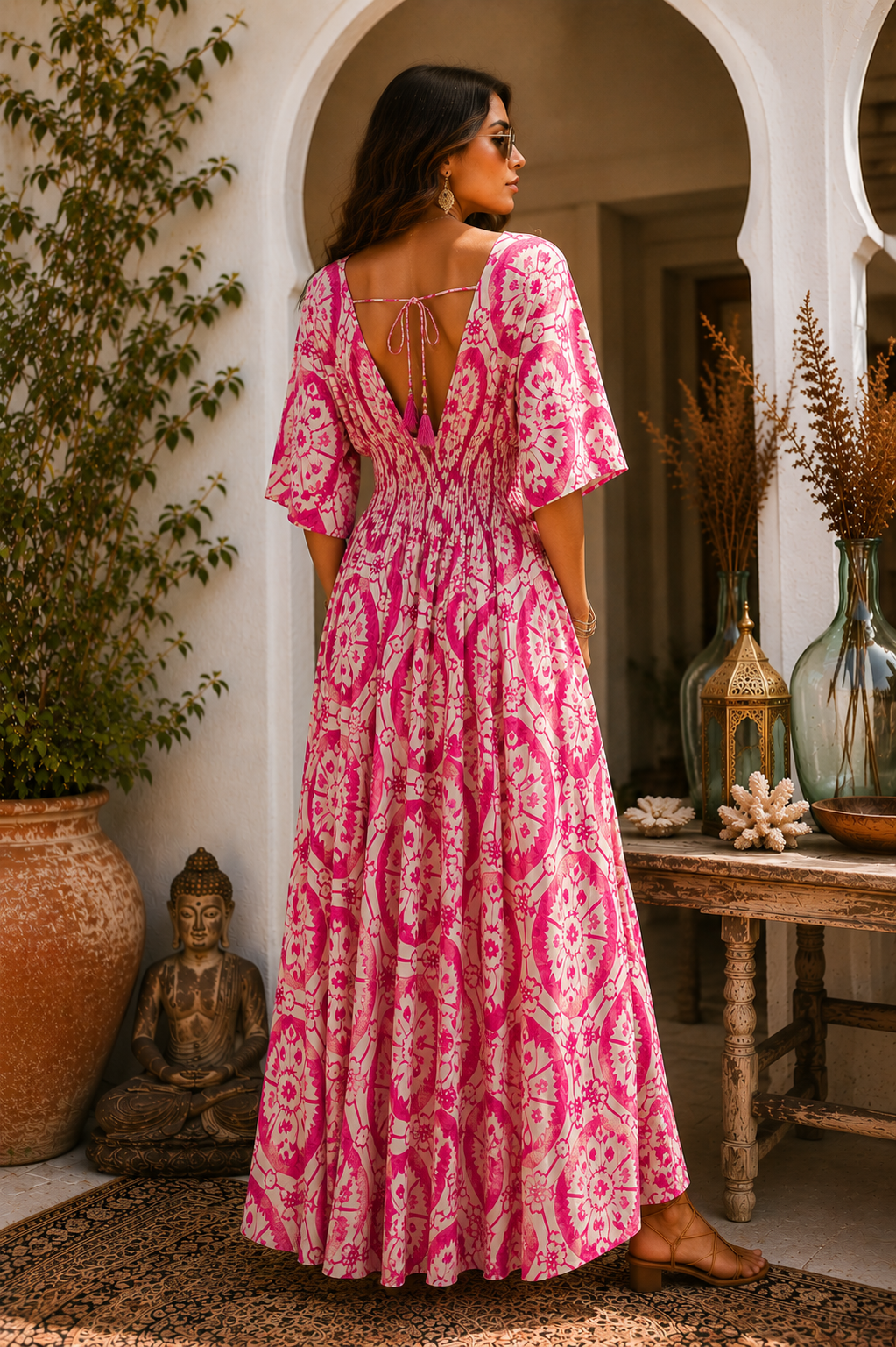 Santa Cruz Maxi Dress Pink