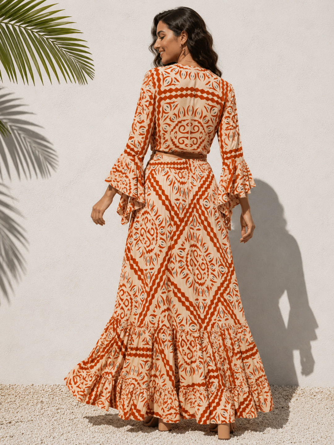 Solana Co-Ord Set Burnt Orange