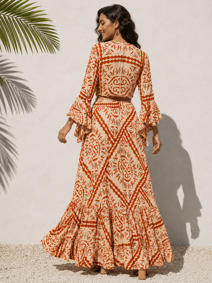 Solana Co-Ord Set Burnt Orange