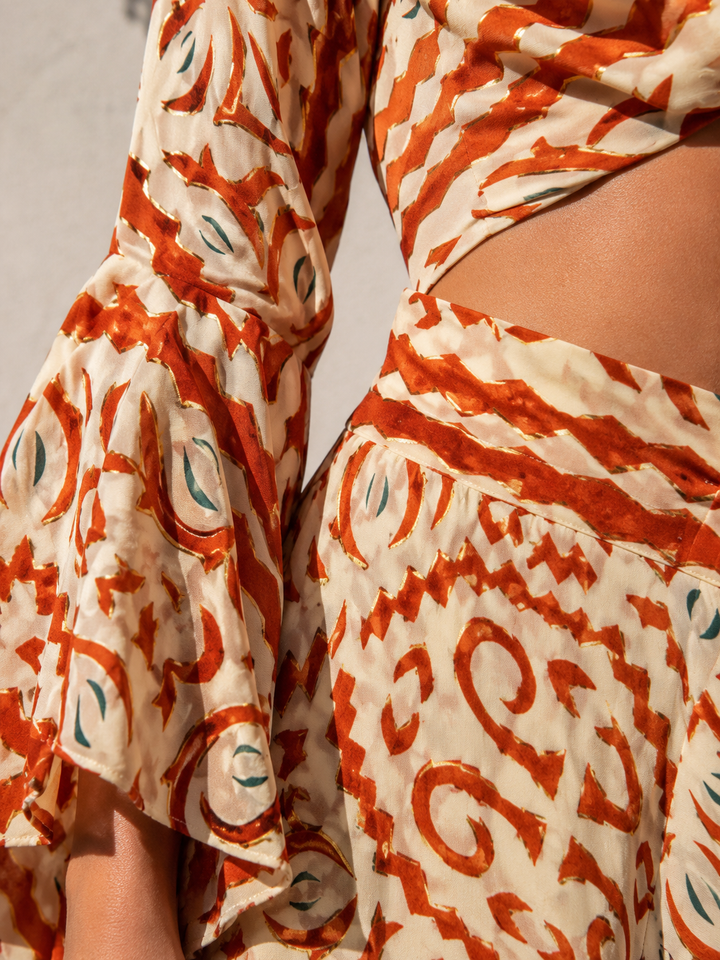 Solana Co-Ord Set Burnt Orange
