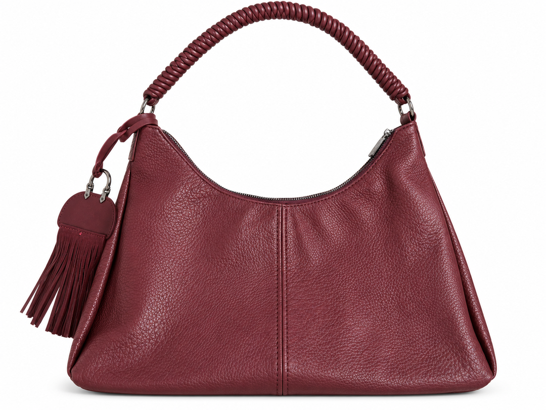 Sedona Bohemian Fringe Bag Burgundy