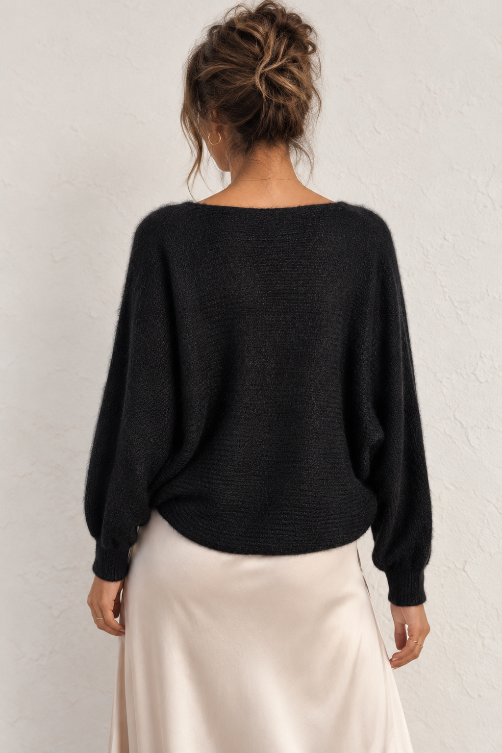 Frankie Button Layering Top Black