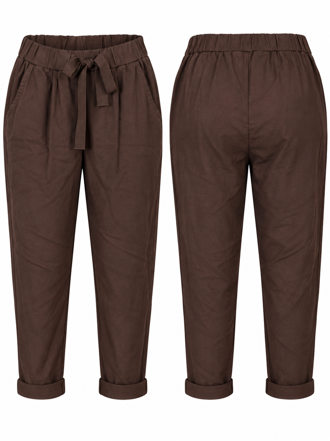 Chocolate Plain Magic Pants