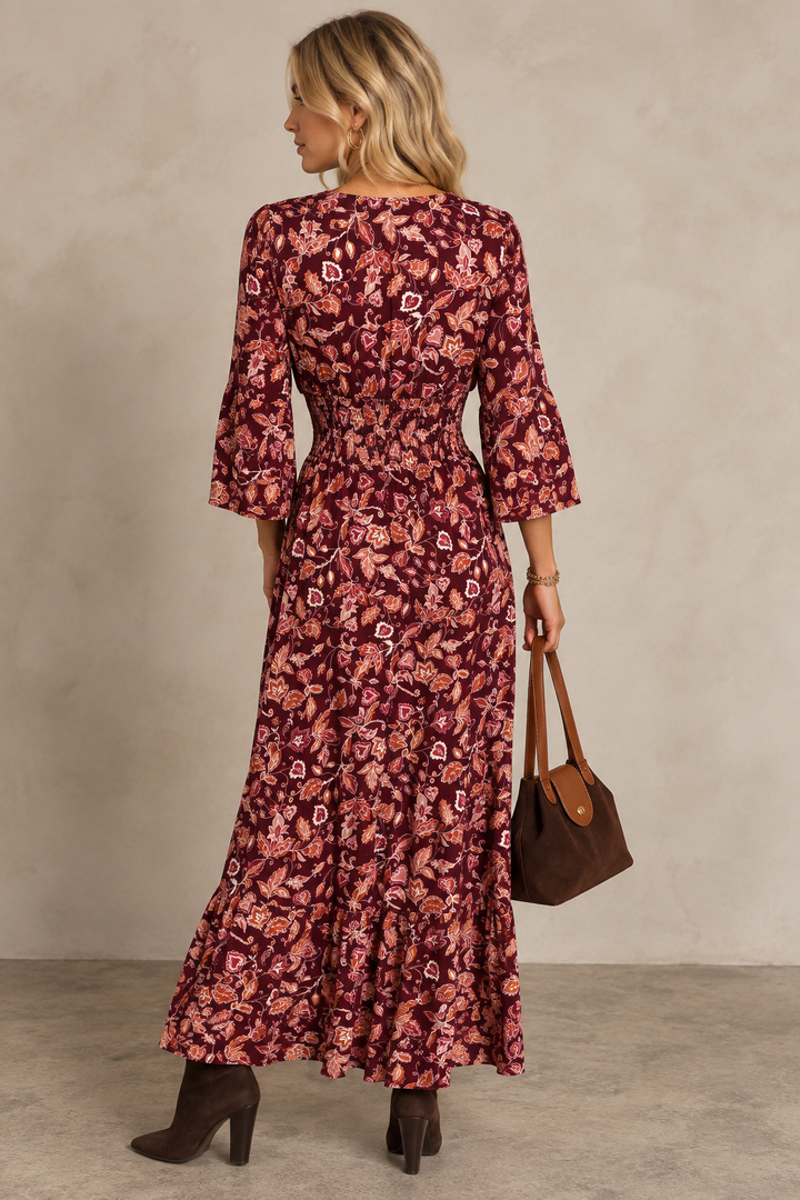 Magic Stretch Dress Plum