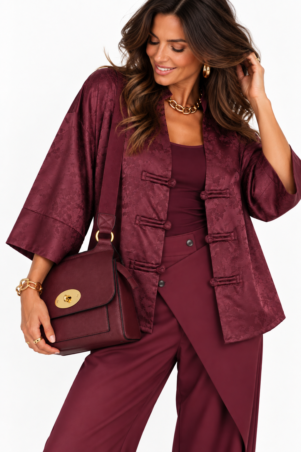 Mali Messenger Bag Plum