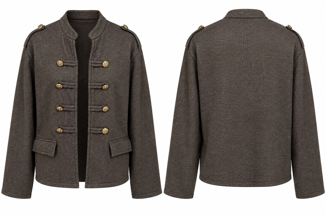 Willow Military Jacket Chocolate