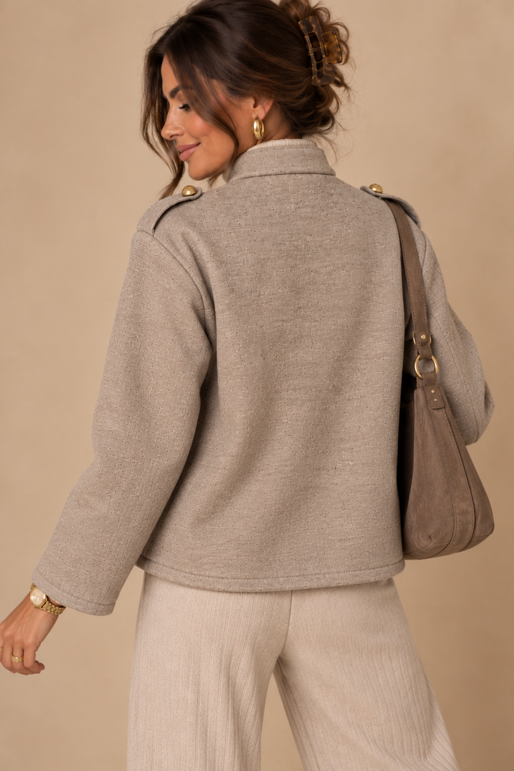 Willow Military Jacket Latte