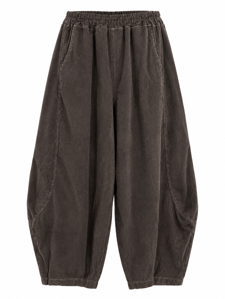 Tamara Needlecord Pocket Trouser Chocolate